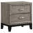 Watson 2-Drawer Nightstand Bedside Table Light Taupe