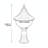 Lycius 1-Light Outdoor Pier Mount Light