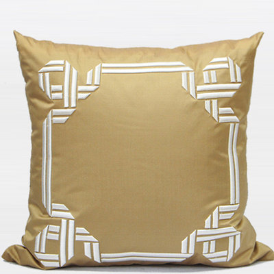 Embroidered Throw Pillow