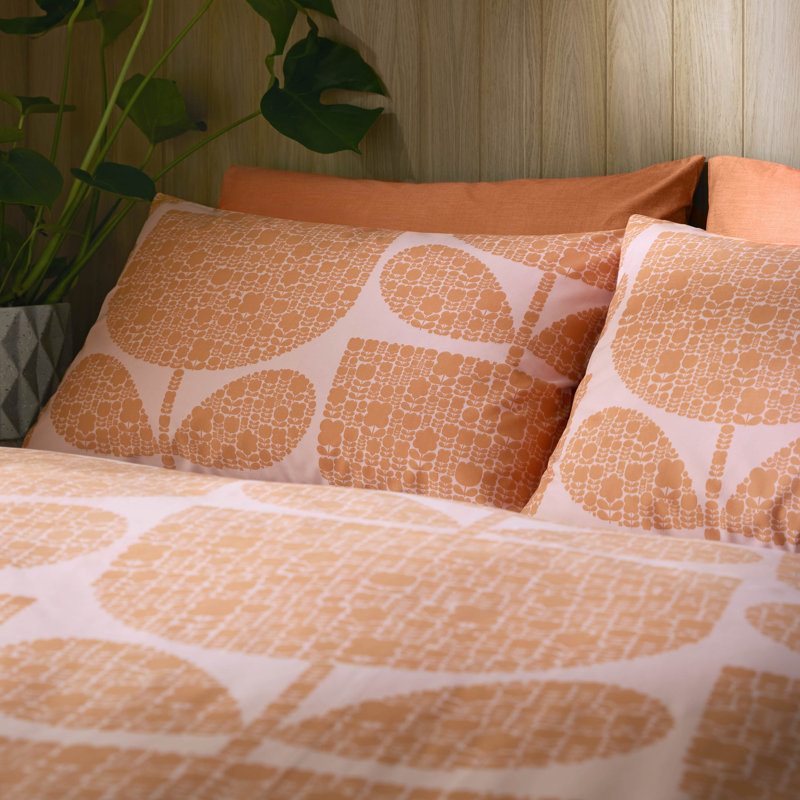 BLOCK GARDEN, Super King Duvet Cover Set + 2StandardPillowcases