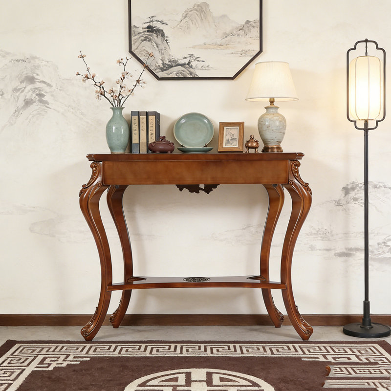 Elegant Two-Tier Entryway Hallway Table