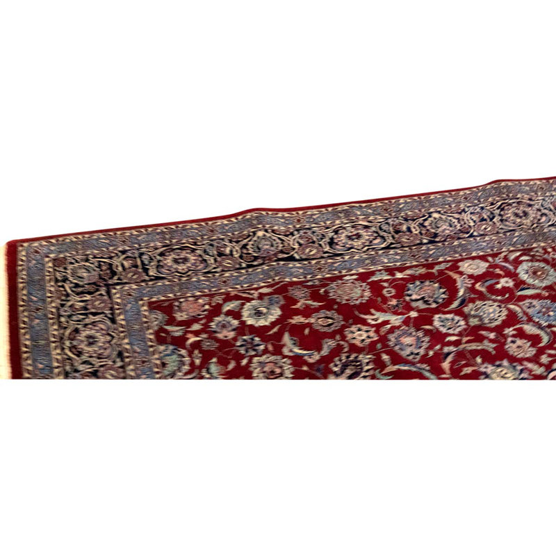 Wool Oriental Area Rug in Navy