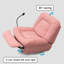 Fauteuil inclinable moderne simple, fonctionnel et rose