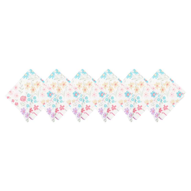 Bunnies & Blooms Napkin Set of 6