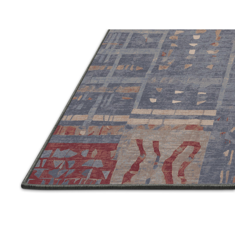Tapis rose soyeux et moelleux, Carré 6 pi