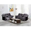 Causeuse inclinable avec housse de console centrale