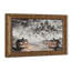 Cadre mural vintage orné d'un château d'Halloween – Cadre doré décoratif pour œuvres d'art.-1627033174