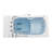 Ella Wheelchair Transfer 32"x52" Acrylic Hydro Massage w/ Independent Foot Massage Walk-In Bathtub, 5 Piece Fast Fill Faucet-123516918
