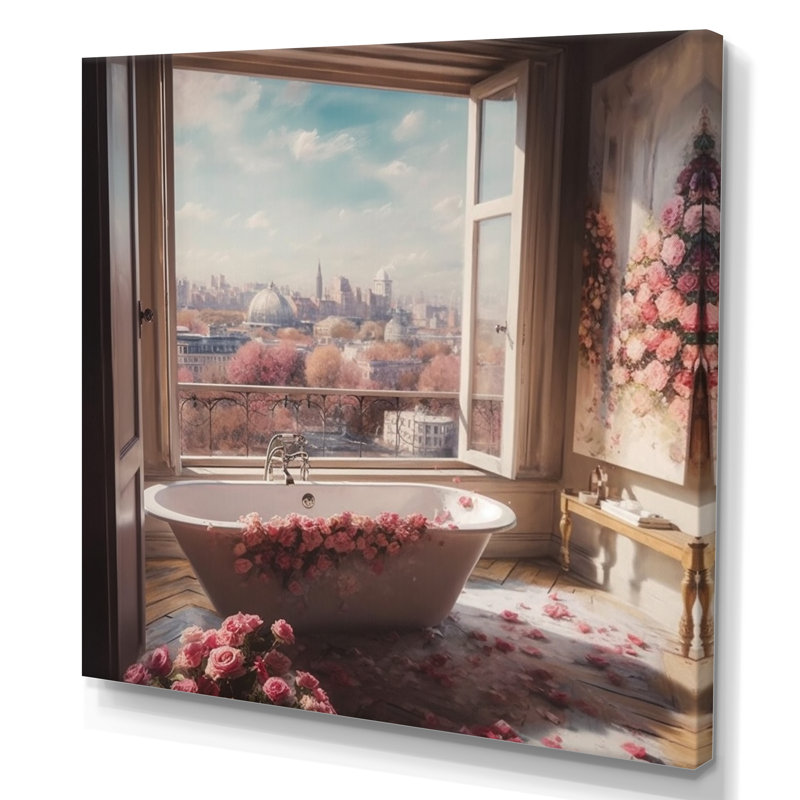 «Sérénité à Londres II» par mural sur une toile sur toile, H 16 po x l 16 po x P 1 po