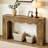 63-Inch Long Sofa Table, Farmhouse Wood Console Entryway Table-1813103690