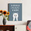 «Little Man Cave» par Natalie Carpentieri - reproduction d'art textuel sur toile tendue-258198610