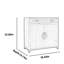 Armoire de rangement pour chaussures en bois massif 8 paires