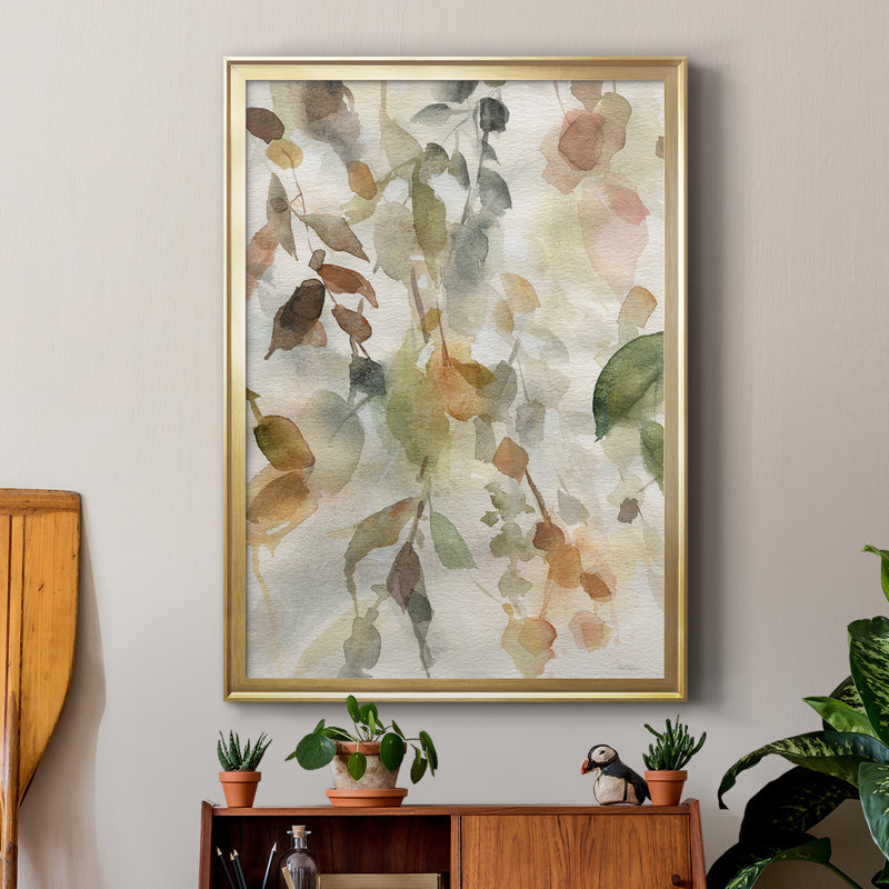 Cascading Nature II, reproduction encadrée de qualité supérieure - prête à être accrochée, H 36,5 po x l 26,5 po x P 1 po