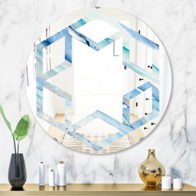 Miroir mural Spring I Hexagon Star