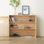 Bibliothèque standard en bois massif H 39,37 "x l 47,24"