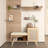 Practical 21 Shoe Bench With Removable Cushion And Storage Rack Adjustable Shelves