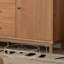 Armoire d'appoint en bois de cerisier moderne simple