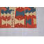 Tapis à main one-of-kind-noué la rouge/bleu/beige 2 pi 10 po x 3 pi zone 8"