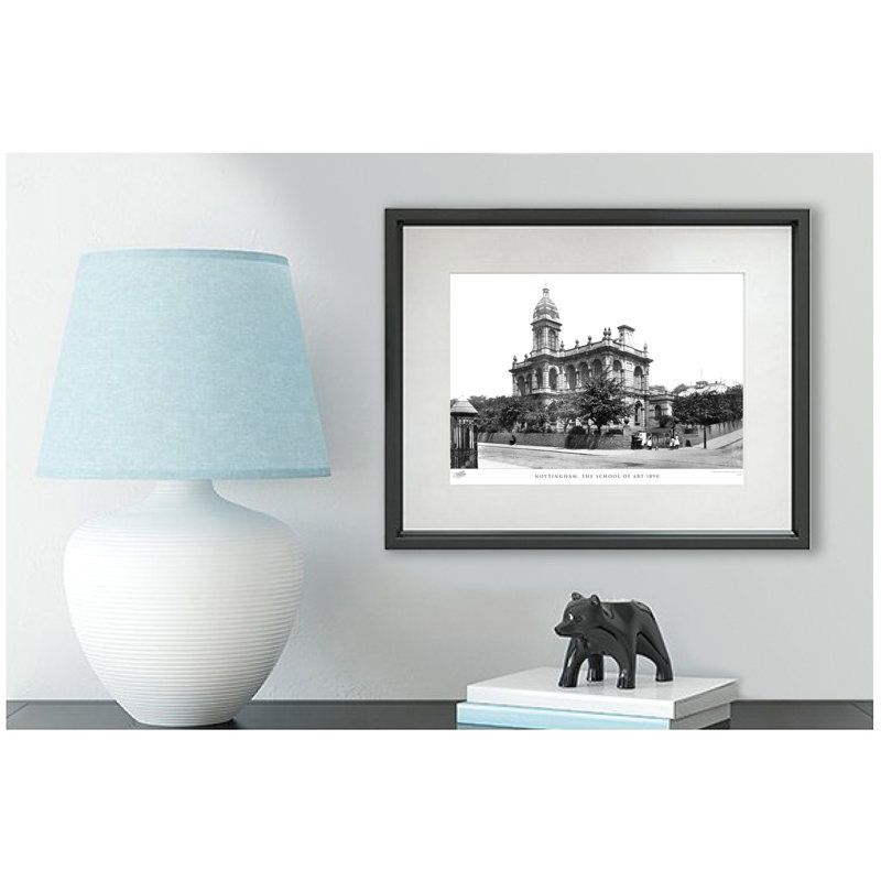 Nottingham, The School Of Art 1890 - Single Picture Frame Print, 60cm H x 80cm W x 2.3cm D