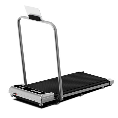 Walking Pad Treadmill with Handle Bar and Adjustable Incline, 3.8HP Portable Electric Treadmills with Wheels for Home
