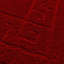 2 Piece Bathroom Rug Set Greek Key Pattern Bath Mat & Pedestal Mat Non Slip Rubber Back Soft Absorbent Mats-19840730