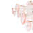 9-Light Layered Handmade Glass Chandelier-502057966