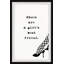 Girl's Bestfriend - Single Picture Frame Print-37911522