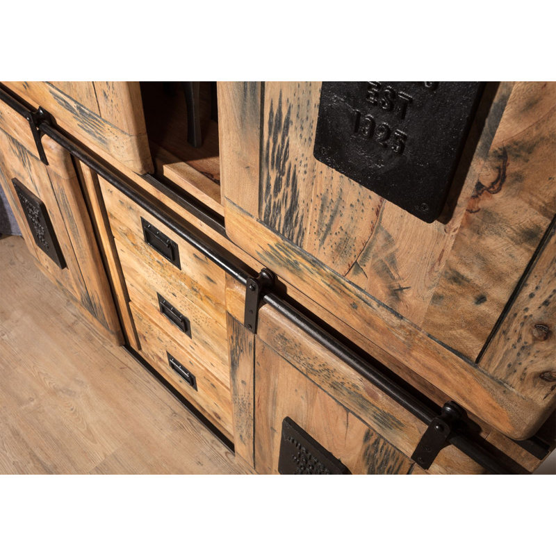 Railway 150cm Sideboard, Natural
