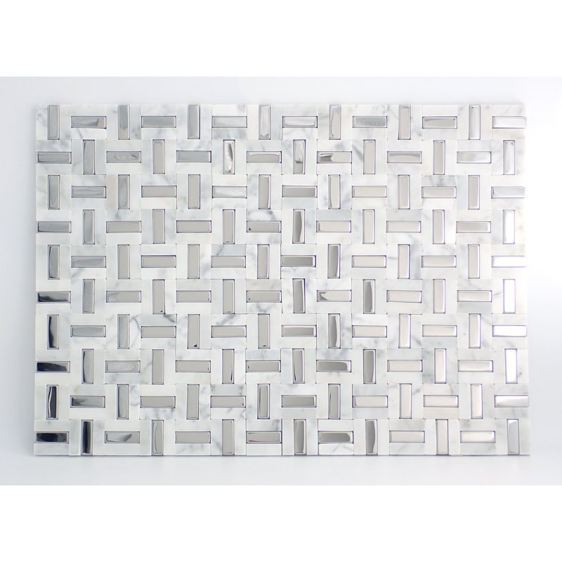 Link™ 12" x 17" Natural Stone Random Mosaic Tile