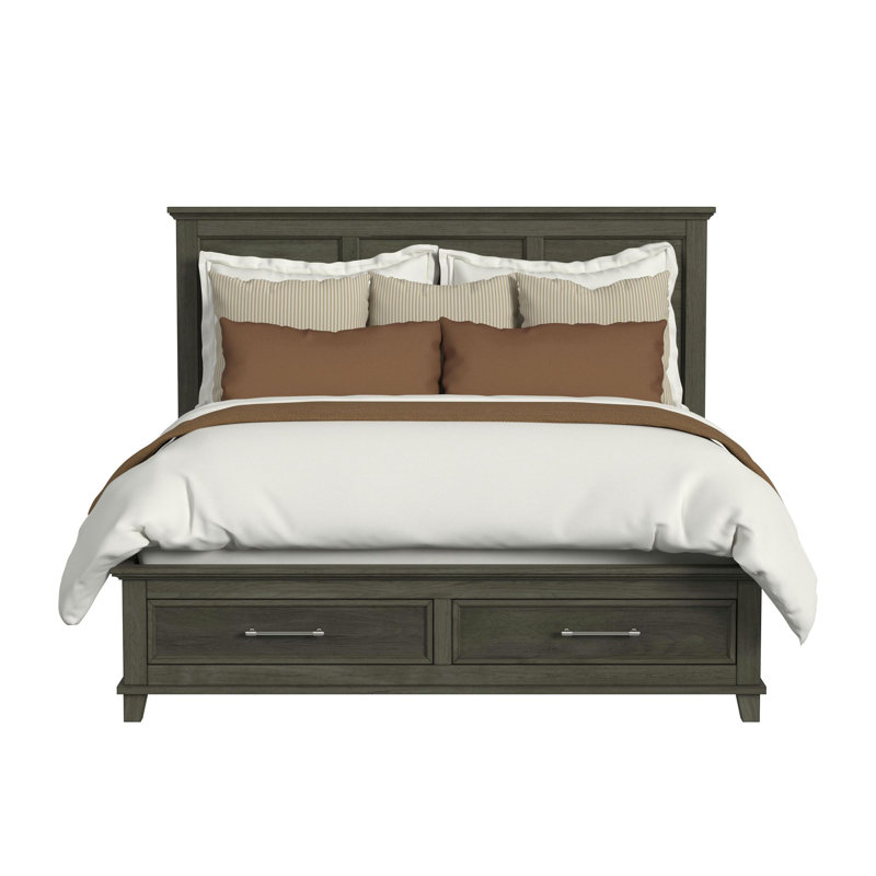 Sneed Queen Storage Bed In Grey, Gray, King