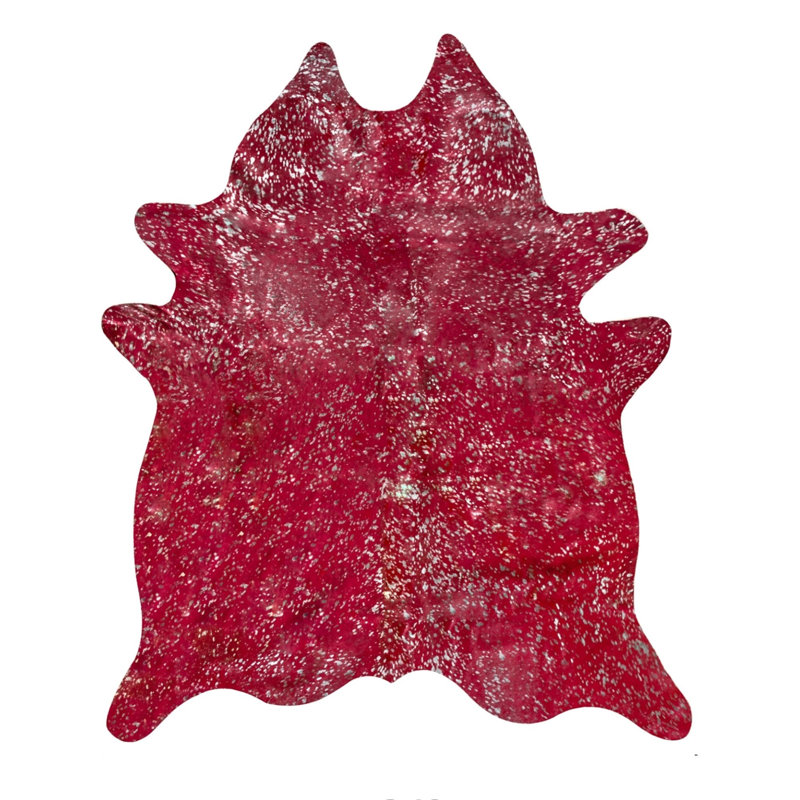 Houchin Performance Cowhide Animal Print Indoor Rug