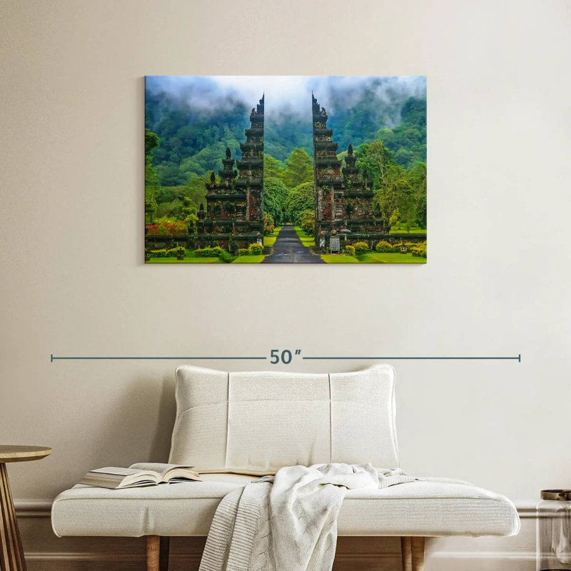 Adella Balinese Candi Bentar, 24" H x 36" W