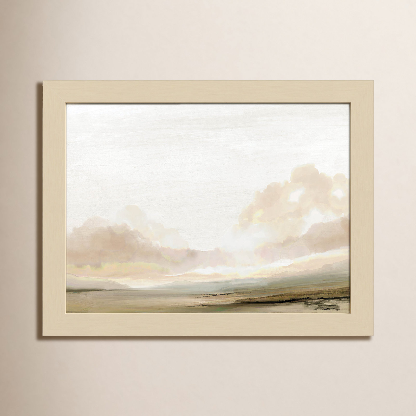 Southern Landscape Print by Dan Hobday, 10" H x 13" W x 1" D, Brown