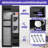 4-5 Gun Safe for Home Rifle and Pistols,Gun Cabinet with Removable Shelf