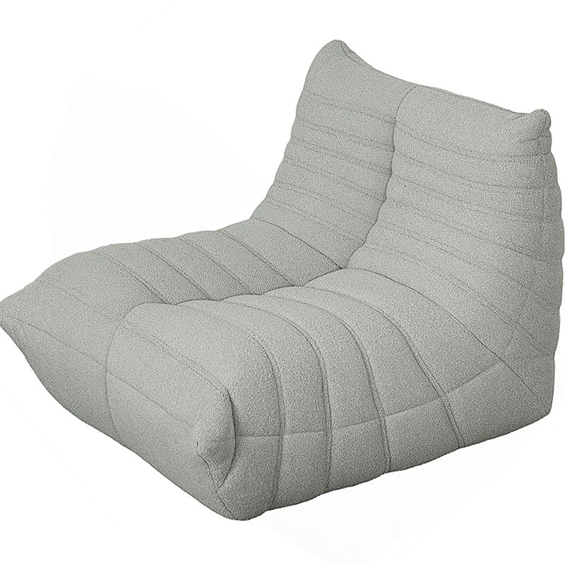 Fauteuil à billes, canapé à billes avec mousse haute densité pour chambre à coucher, Noir