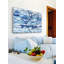 « blue snow orage » par parvez taj,, reproduction d’art sur bois blanc-860187746