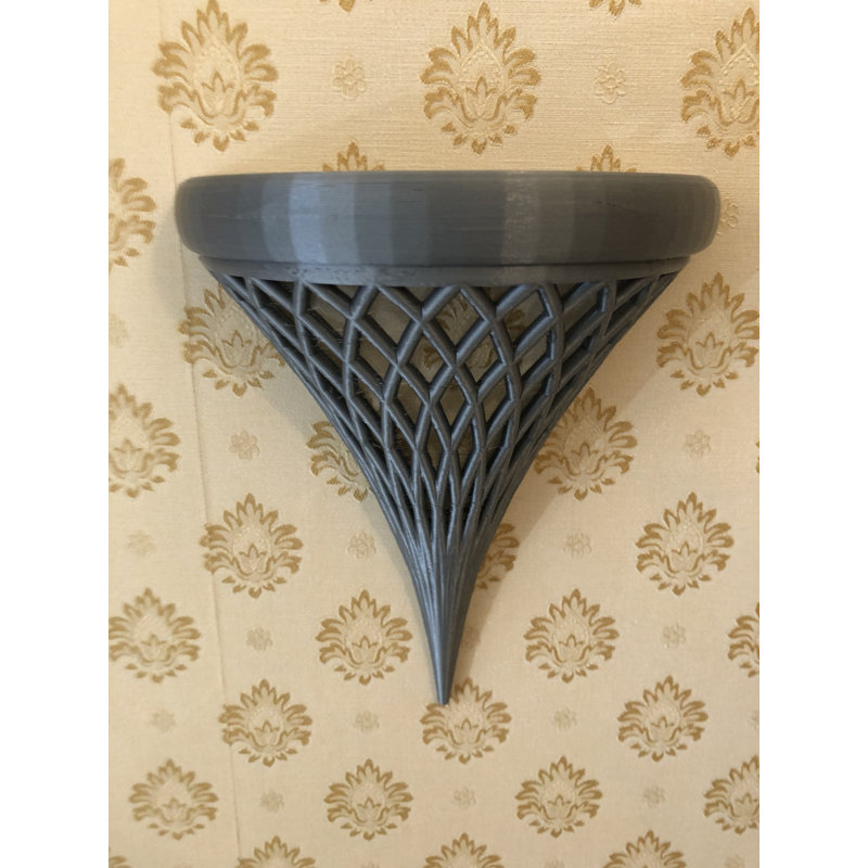 Coastal Wall Decor on Resin, Grey, 16.5cm H x 14cm W x 7cm D