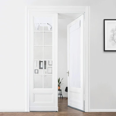 Petit rideau occultant pour la cuisine, rideau isolant et isolant pour fenêtre de classe / petite porte arrière / bureau, 1 panneau