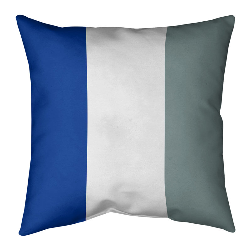 Housse de coussin , 16 po x 1 po, Touche blanche, à domicile, Sergé de coton