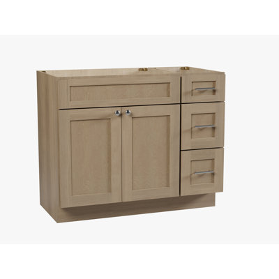 Disar 42" Single Bathroom Vanity Base Only
