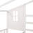 Wood House Bed-1848883436