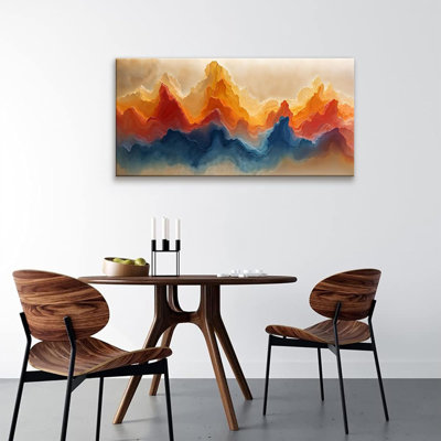 Canvas Wall Art Decor Artwork Modern Paintings Abstract Wall Decor Maximalist Colorful Abstract Art Prints Picture For Bedroom Kitchen Office Aesthetic Wall Decoration Artwork Ready To Hang 20" × 40"