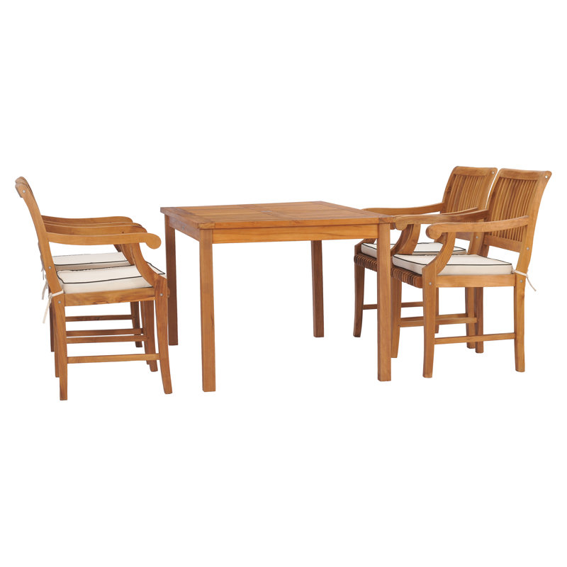 Ensemble de salle à manger 5 pièces bistro 5 po avec 4 chaises