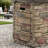 42"Rectangular Concrete Propane Gas Fire Pit Table 50000 BTU