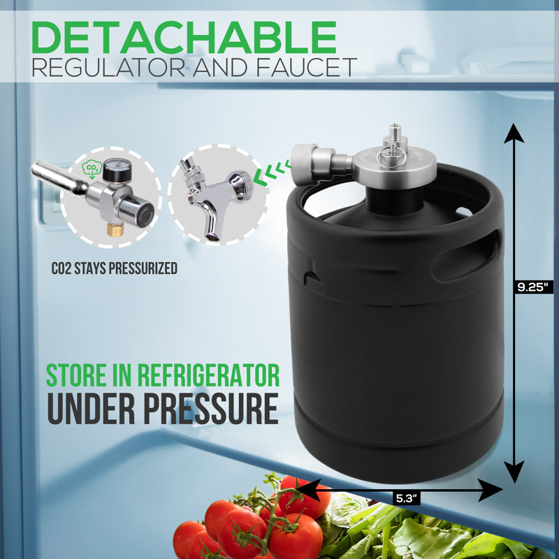 Gillett 64oz. Stainless Steel Beverage Dispenser