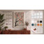 Moonlit Cherry Blossom Japandi - Wrapped Canvas-2122072568-2122072569