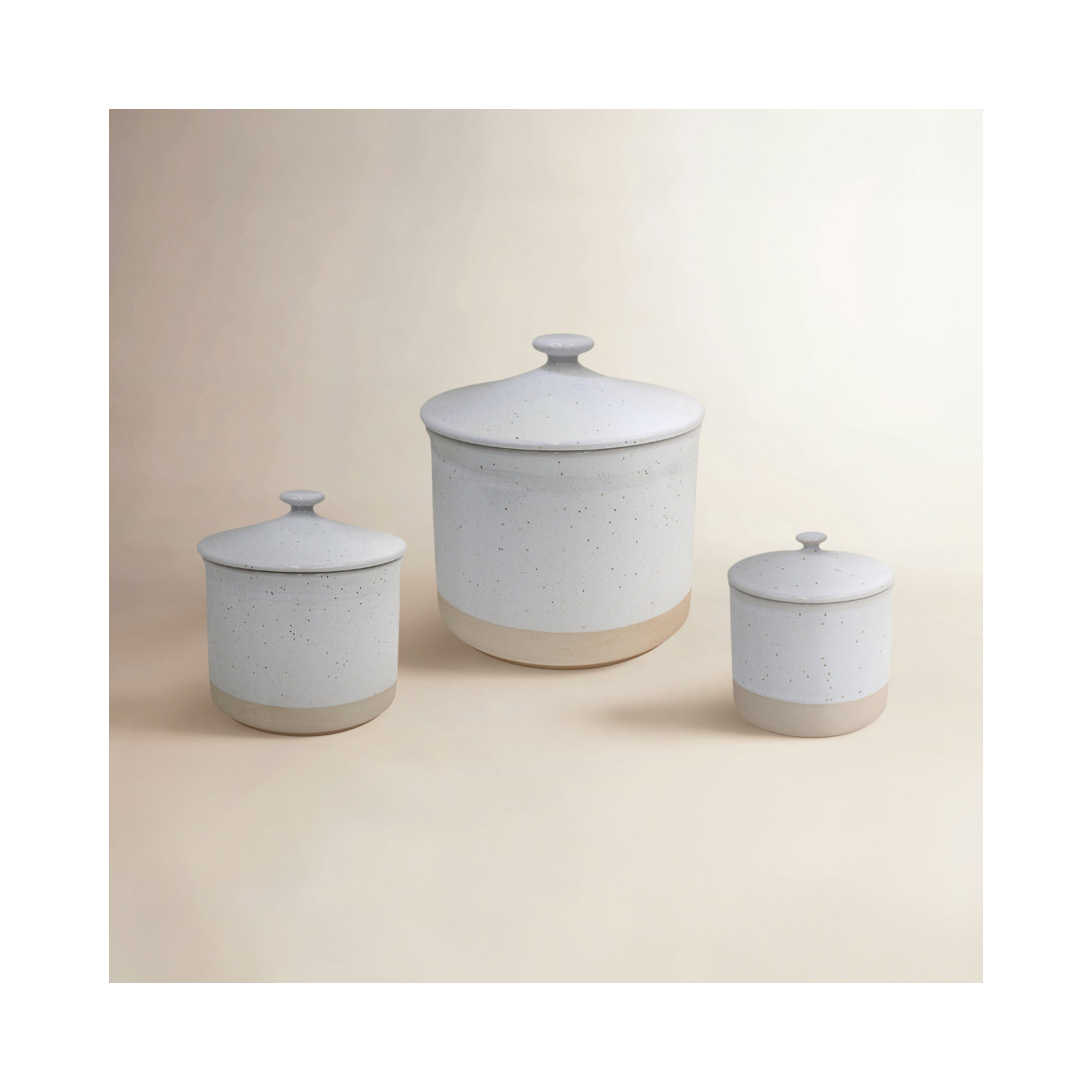 Fattoria Stoneware Canister - Set of 3