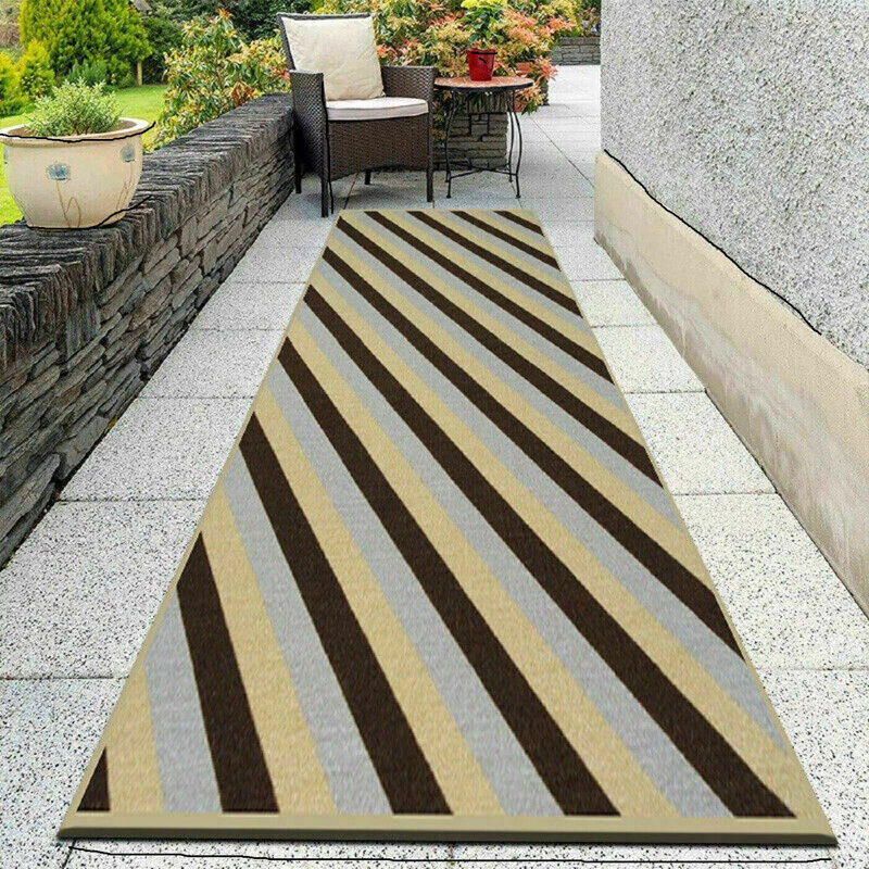Geovanny Striped Area Rug, Runner 80 x 300cm