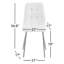 Boulat 19'' H Faux Leather Upholstered Metal Side Chair-331958606