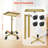 Utility Cart with Wheels Adjustable Height Storage Cart with Tray Rolling craft cart-92120636